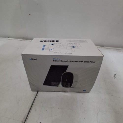IOGEEK WIRE-FREE BATTERY OUTDOOR SECURITY CAMERA WITH SOLAR PANEL - 2 K COLOR NIGHT VISION - WHITE (MODEL: F1) image 7