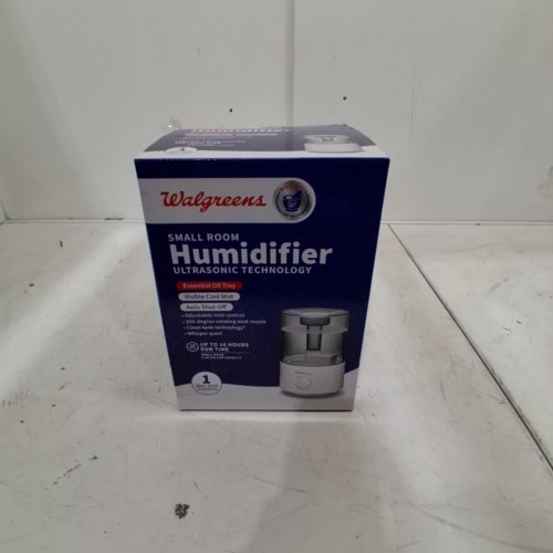 WALGREENS SMALL ROOM ULTRASONIC HUMIDIFIER - 0.34 GAL CAPACITY - WHITE (MODEL: 531913) image 2