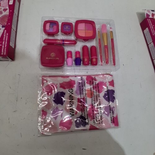 14PC MAKEITUP KID'S PRETEND MAKEUP GLAMOUR GIRL COLLECTION REALISTIC MAKEUP SET image 2
