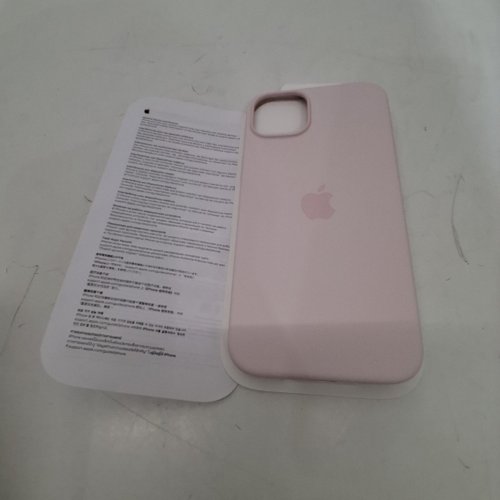 APPLE SILICONE CASE WITH MAGSAFE FOR IPHONE 15 PLUS - CHALK PINK (MODEL: A3124) image 2