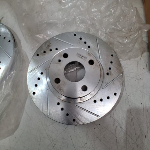 POWER STOP EVOLUTION EXTREME PERFORMANCE DRILLED & SLOTTED FRONT BRAKE ROTORS - FITS 2001-2005 MAZDA MIATA - (MODEL: JBR950XL/JBR950XR) image 5