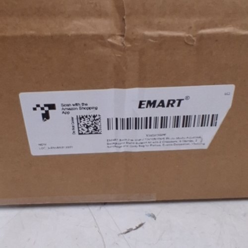EMART HEAVY DUTY BACKDROP STAND KIT - 10FT X 10FT - BLACK image 3