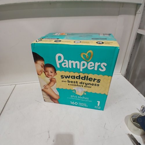 160PK PAMPERS SWADDLERS DIAPERS - SIZE 1 - 8-14LB image 2