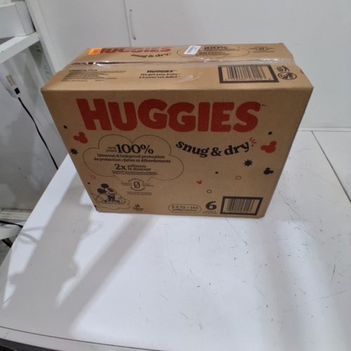 144PK HUGGIES SNUG AND DRY BABY DIAPERS - SIZE 6 - MICKEY MOUSE image 2