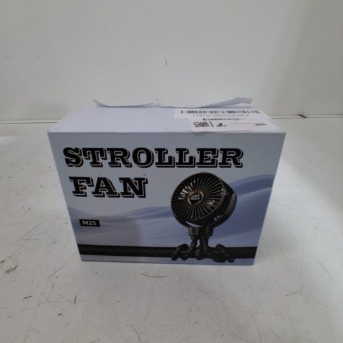 PORTABLE STROLLER CLIP ON FAN WITH LED DISPLAY - BEIGE (MODEL: M25) image 3