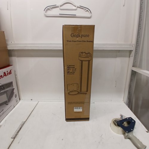 GEEKPURE WHOLE HOUSE WATER FILTER - 3/4" INLET/OUTLET - 4.5" X 20" - CLEAR - (MODEL : BB-20T) image 3