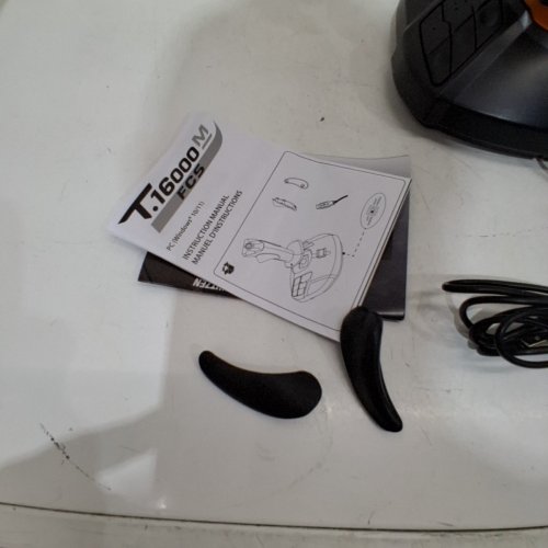 THRUSTMASTER T-16000M FCS JOYSTICK PC -BLACK/ORANGE (MODEL : T.16000M) image 4