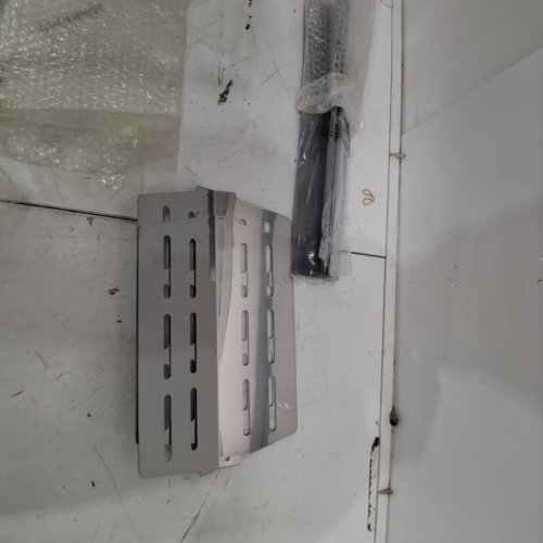 7PC VEVOR GRILL REPLACEMENT FLAVORIZER BARS AND HEAT DEFLECTORS FOR WEBER GENESIS 300 SERIES GRILLS - 17.56" X 2.28" X 2.36" BARS- 13.31" X 8.86" X 1.18" HEAT DEFLECTORS - SILVER (MODEL: 7620-5SS+7622-2SS) image 3