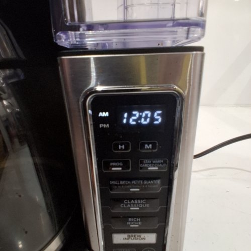 NINJA PROGRAMMABLE DRIP COFFEE MAKER - 12-CUP GLASS CARAFE - BLACK (MODEL: CE250C) image 2