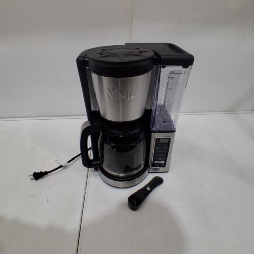 NINJA PROGRAMMABLE DRIP COFFEE MAKER - 12-CUP GLASS CARAFE - BLACK (MODEL: CE250C) image 4