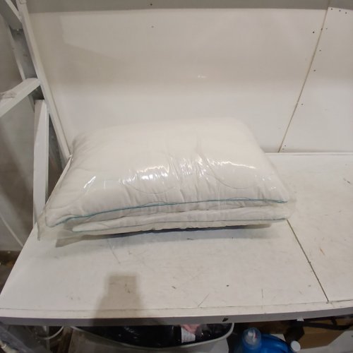 2PK BELOW ZERO COOLING PILLOW WITH MEMORY FOAM AND FIBER - QUEEN - WHITE (MODEL : 2893207) image 4