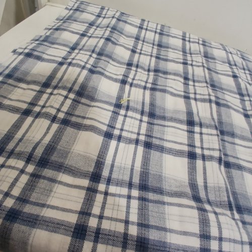 2PC JP FERNANDES PORTUGUESE FLANNEL SHEET SET- KING -BLUE/WHITE - (MODEL:2906663) image 4