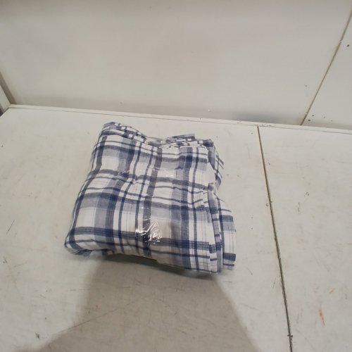 2PC JP FERNANDES PORTUGUESE FLANNEL SHEET SET- KING -BLUE/WHITE - (MODEL:2906663) image 5