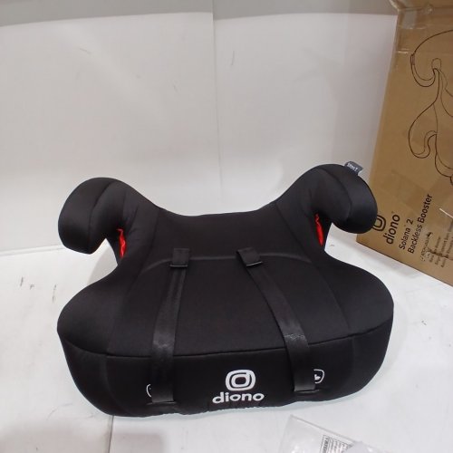 DIONO SOLANA 2 LATCH XL FORWARD FACING BACKLESS BOOSTER SEAT - 40LBS-120LBS / UP TO 63" - BLACK (MODEL: ‎32100-CA-01) image 3