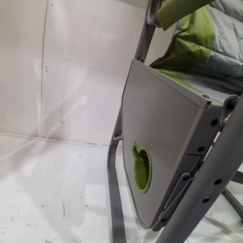 COLEMAN DIRECTORS CAMP CHAIR XL WITH COOLER 350LBS LIMIT GREEN/GREY image 3