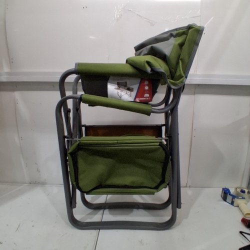 COLEMAN DIRECTORS CAMP CHAIR XL WITH COOLER 350LBS LIMIT GREEN/GREY image 4