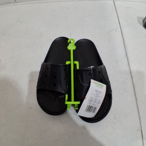 CROCS BAYA UNISEX SLIDE - MENS 7 - WOMENS 9 - BLACK image 2