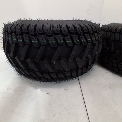 2 MARATHON TURF TRACTION TIRE AND WHEEL ASSEMBLIES - 20 X 8.00-8 - YELLOW / BLACK image 4