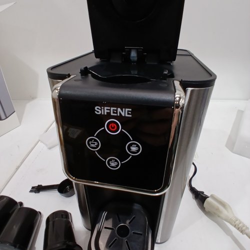 SIFENE 3-IN-1 SINGLE SERVE COFFEE MAKER - BLACK/SILVER (MODEL: KC101) image 2