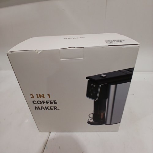 SIFENE 3-IN-1 SINGLE SERVE COFFEE MAKER - BLACK/SILVER (MODEL: KC101) image 7