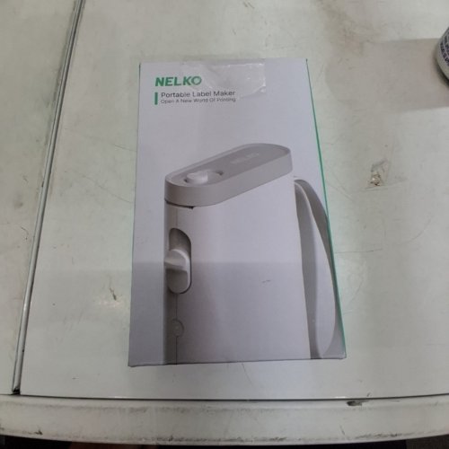 NELKO PORTABLE BLUETOOTH LABEL MAKER WITH COMPANION APP - WHITE/GREY (MODEL: P21) image 4