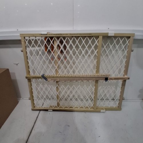 NORTH STATES TODDLEROO DIAMOND MESH WOODEN BABY GATE - 23" X 26.5"-42" (MODEL: 4600) image 2