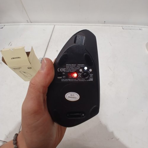 TECKNET RECHARGABLE WIRELESS ERGONOMIC BLUETOOTH VERTICAL MOUSE - BLACK - (MODEL:TK-MS007) image 2