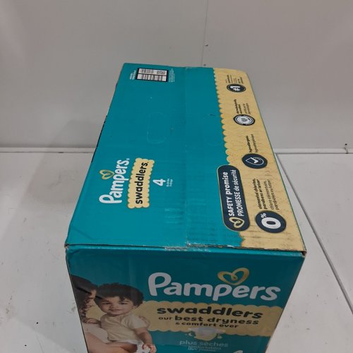 116PK PAMPERS SWADDLERS DIAPERS - SIZE 4 image 2