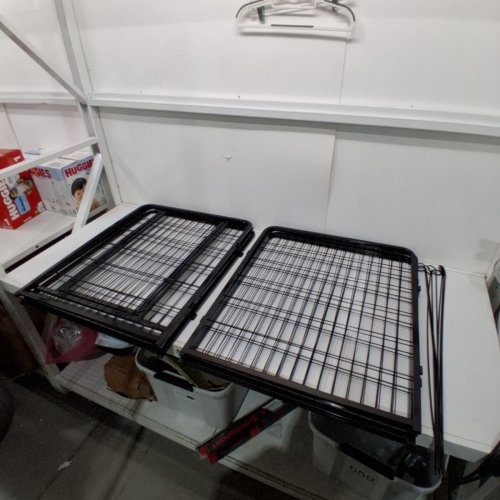 8PC YAHEETECH OUTDOOR AND INDOOR PORTABLE DOG PLAYPEN - 32" - BLACK (MODEL: 615098) image 2