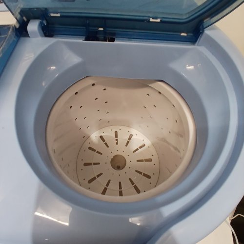 PYLE PURE CLEAN 2-IN-1PORTABLE WASHING MACHINE WITH WASHER & DRYER - 7.7LBS / 3.3LBS CAP - WHITE/BLUE (MODEL: PUCWM22) image 4