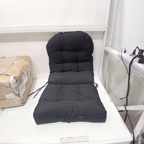 CHAIR CUSHION FOR ADIRONDACK CHAIRS - 44" X 19" X 4" - BLACK image 2