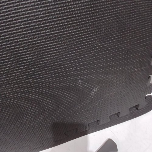 4PK CAP BARBELL EXERCISE MATS - 24" X 24" X 1/2" - BLACK (MODEL:MT-2206AM) image 3