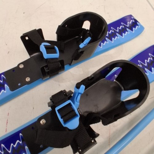 KID'S HURLEY SNOW WHIZ BEGINNER SKI SET - 27.25" - BLUE (MODEL: 190501F) image 3