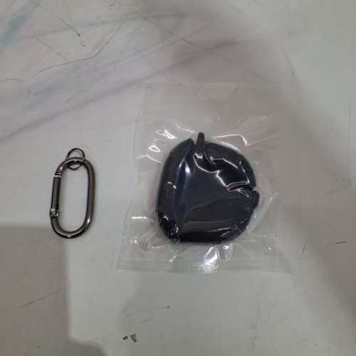 INESORE AIRPOD CASE WITH SAFETY LOCK FOR APPLE AIRPODS 4 - BLACK image 2