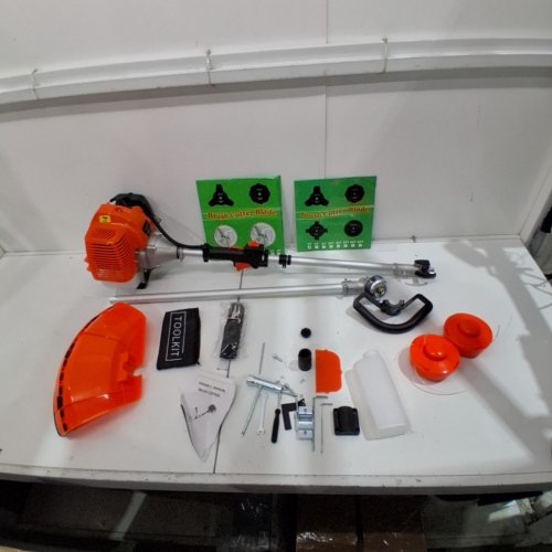 BRUSH CUTTER 2-STROKE GAS WEED EATER WACKER 52CC - ORANGE (MODEL: CTBC520) image 2