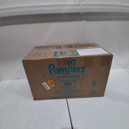 128PK PAMPERS CRUISERS 360 DIAPERS - SIZE 5 (27LB+) image 3