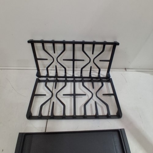 3PC FLAMEDUTY SIDE GRATES AND GRIDDLE REPLACEMENT FOR GE GENERAL ELECTRIC STOVE - BLACK (MODEL: WB31X27151) image 4
