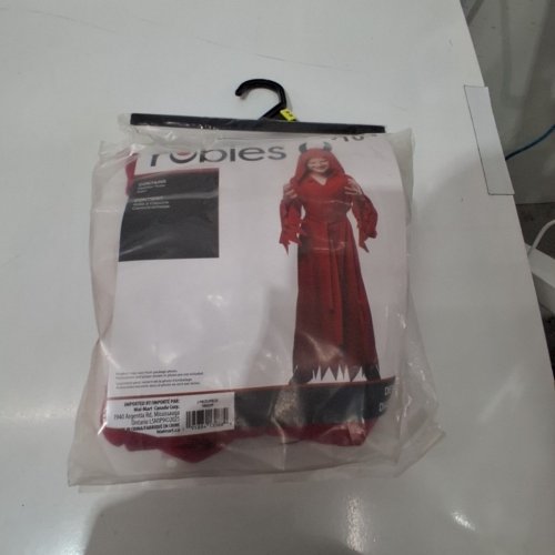 KID'S RUBIES DEVIL COSTUME - LARGE 10/12 - RED (STYLE: DEVIL) image 2