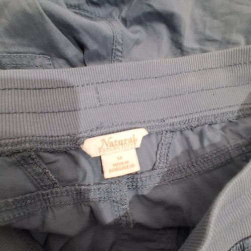 WOMEN'S NATURAL REFLECTIONS HONEY CREEK BERMUDA SHORTS - SIZE 14 - FLINT STONE / BLUE-GRAY (STYLE : 101814489) image 4