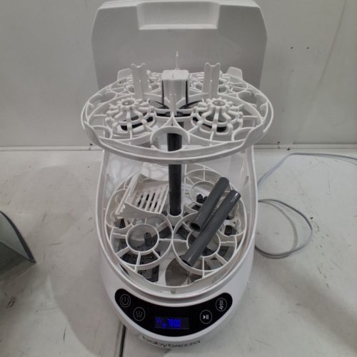 BABYBREZZA BOTTLE WASHER PRO 3-IN-1 WASHER/STERILIZER/DRYER - HOLDS 4 BOTTLES - BLACK/WHITE (MODEL: BRZ0103) image 5