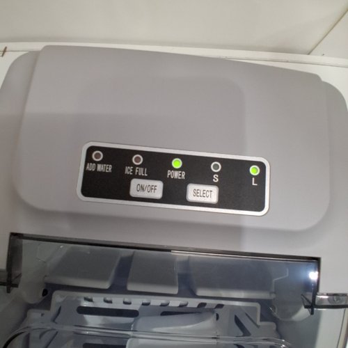 FRIGIDAIRE COMPACT COUNTERTOP ELECTRIC ICE MAKER - MAKES 26LBS OF ICE/DAY - SILVER (MODEL: EFIC189-B-SILVER) image 2