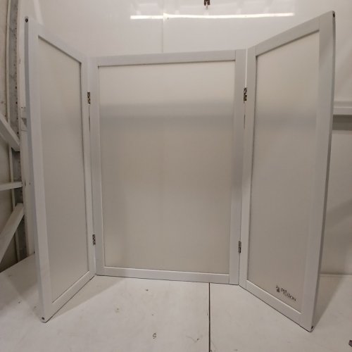 PETFUSION MODESTCAT CAT LITTER BOX PRIVACY SCREEN - 3FT TALL X 4FT WIDE - WHITE image 3