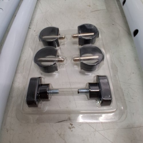 ADJUSTABLE BED RAIL - 450LBS - WHITE (MODEL: LQX-110050) image 3