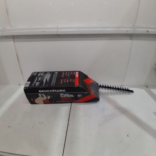 BENCHMARK CORDLESS HEDGE TRIMMER - 22" - 20 V BATTERY - RED/BLACK (MODEL: 5073-044) image 7