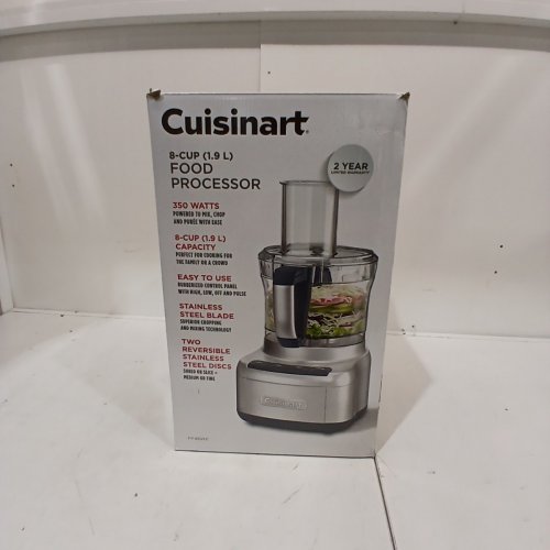 CUISINART 8-CUP FOOD PROCESSOR, SILVER FP-8SVEC image 4
