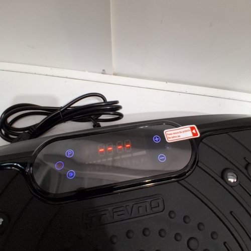 TAEVNO BLUETOOTH VIBRATION PLATE EXERCISE MACHINE - 450LB CAPACITY - WITH REMOTE - BLACK image 2