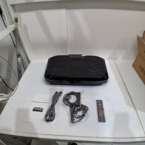 TAEVNO BLUETOOTH VIBRATION PLATE EXERCISE MACHINE - 450LB CAPACITY - WITH REMOTE - BLACK image 3