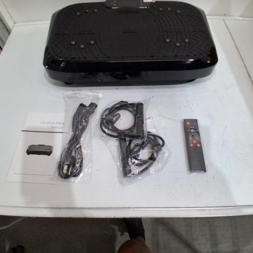 TAEVNO BLUETOOTH VIBRATION PLATE EXERCISE MACHINE - 450LB CAPACITY - WITH REMOTE - BLACK image 4