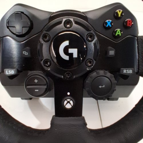 LOGITECH G923 RACING WHEEL AND PEDALS FOR XBOX WITH TRUEFORCE AND GENUINE LEATHER WHEEL COVER - UP TO 1000 HZ FORCE FEEDBACK (MODEL: 941-000156) image 3