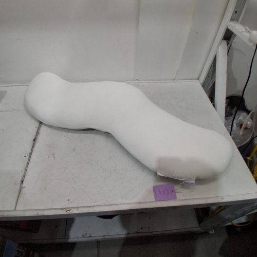MELLOW SOFT ERGONOMIC BODY PILLOW - 44" X 14" - WHITE image 3
